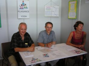 Le stand de Plaisance-Yoga au forum des associations